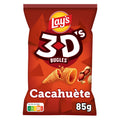 Biscuits apéritifs goût Cacahuète - LAY'S 3D - Le sachet de 85 G