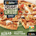 Pizza Crust poulet kebab sauce blanche - SODEBO - La pizza de 580 G - Frais 2 jours et +