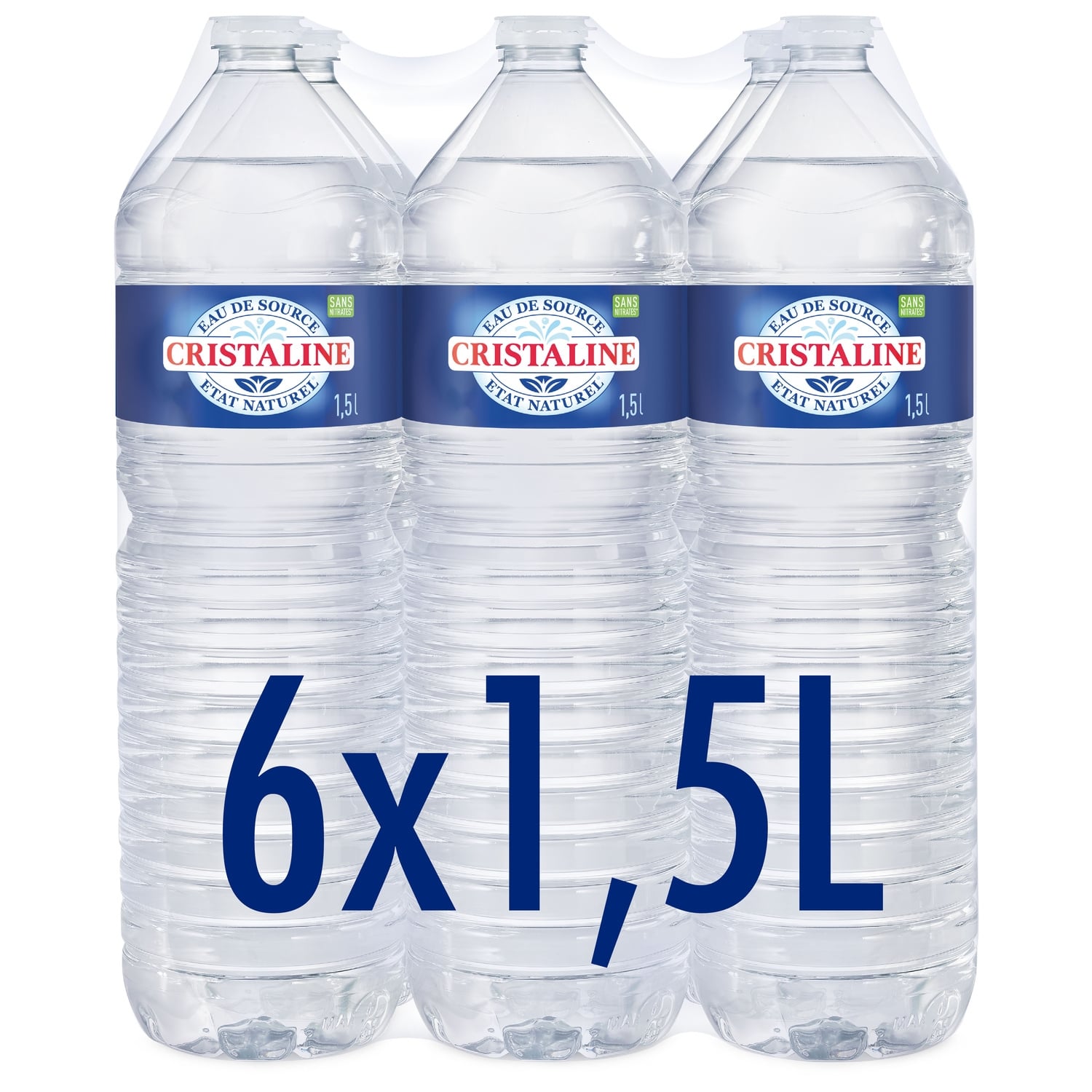 Eau de Source Plate - CRISTALINE - 6x1.5 L