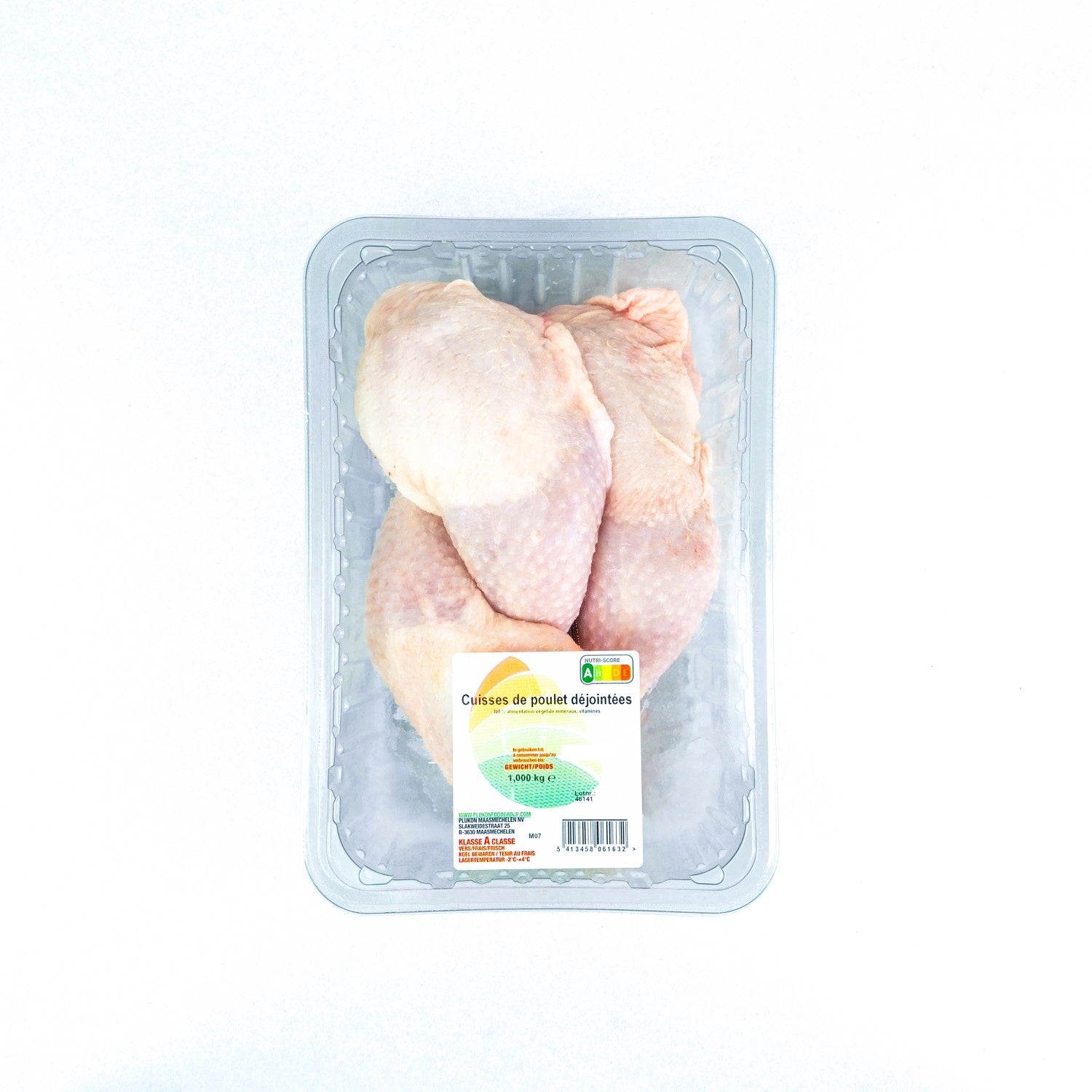 Cuisses de Poulet Déjointées SANS MARQUE - La barquette de 1 KG