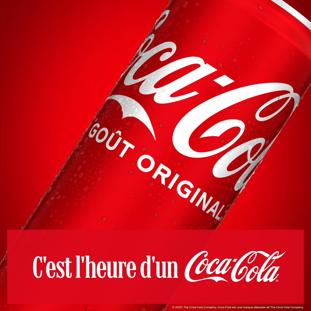 Soda au Cola Goût Original COCA-COLA - 6x33 CL