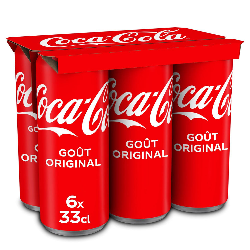 Soda au Cola Goût Original COCA-COLA - 6x33 CL