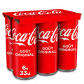 Soda au Cola Goût Original COCA-COLA - 6x33 CL