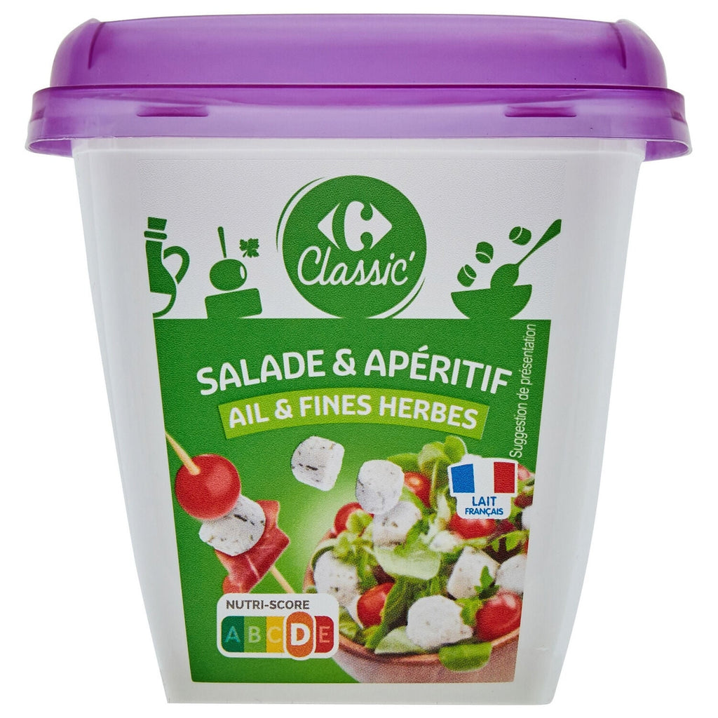 Fromage ail et fines herbes - CARREFOUR CLASSIC - La boite de 120 G - Frais 5 jours et +