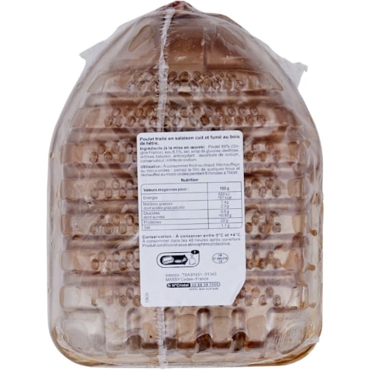 Poulet Entier Cuit Fumé - CARREFOUR ORIGINAL - Le poulet Poids variable - Frais 2 jours et +
