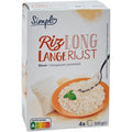 Riz Long Etuvé - SIMPL - Les 4 sachets de 125 G