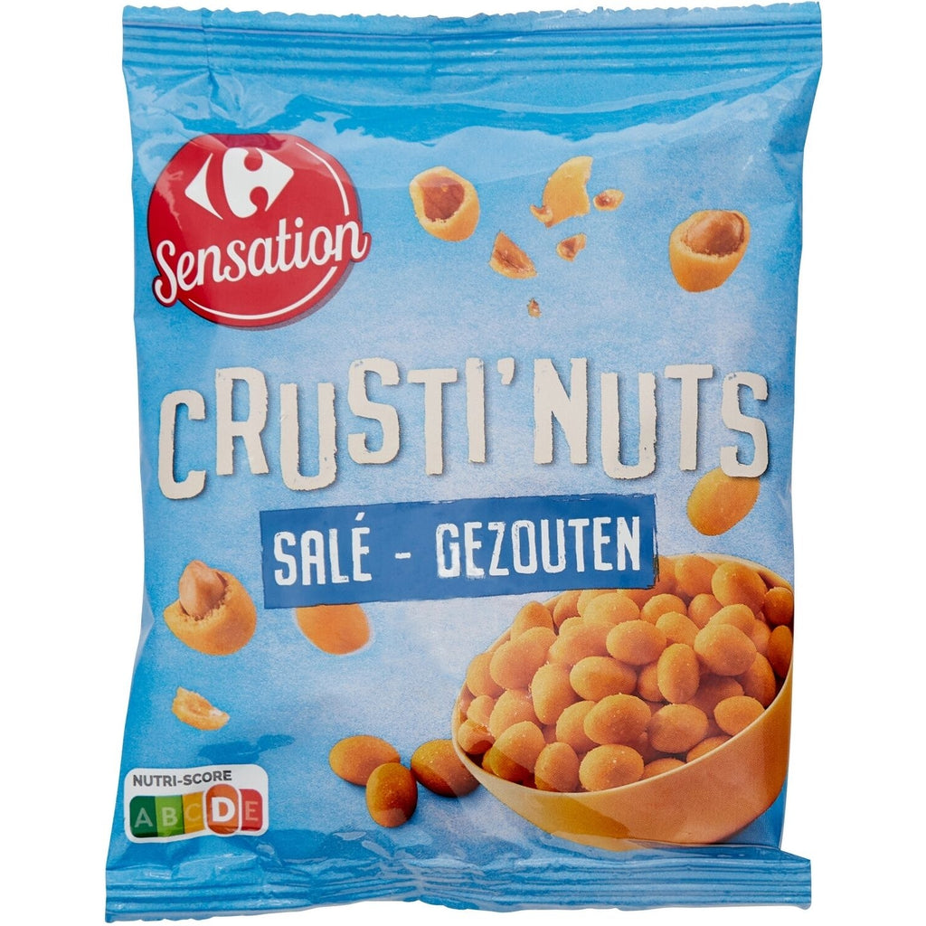 Cacahuète Crusti'Nuts salé - CARREFOUR SENSATION - Le sachet de 150 G