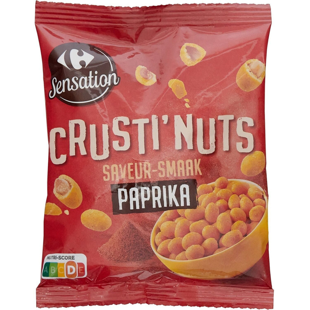Cacahuètes Enrobées Saveur Paprika - CARREFOUR SENSATION - La sachet de 150 G