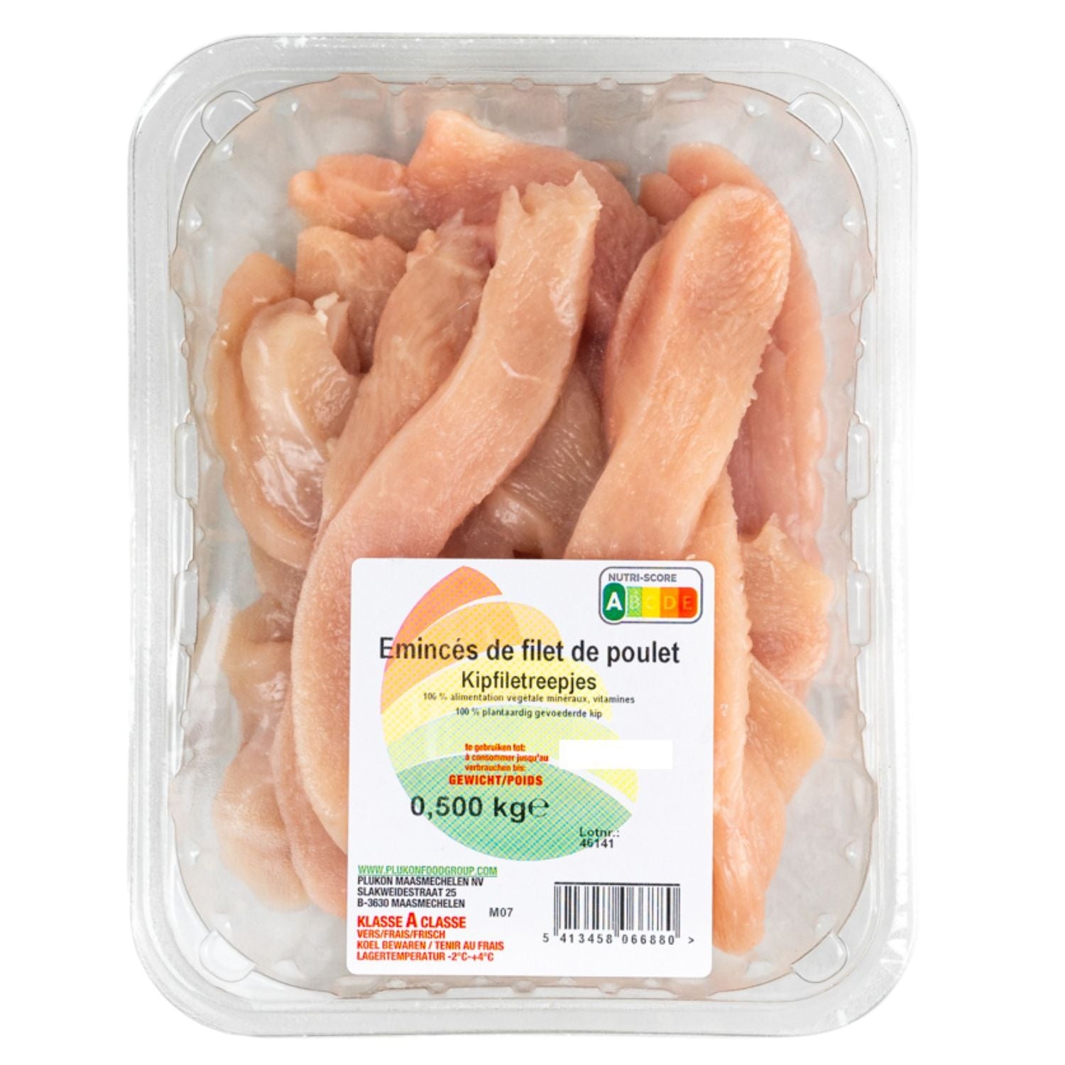 Filets de Poulet en Lanières - La barquette de 500 G